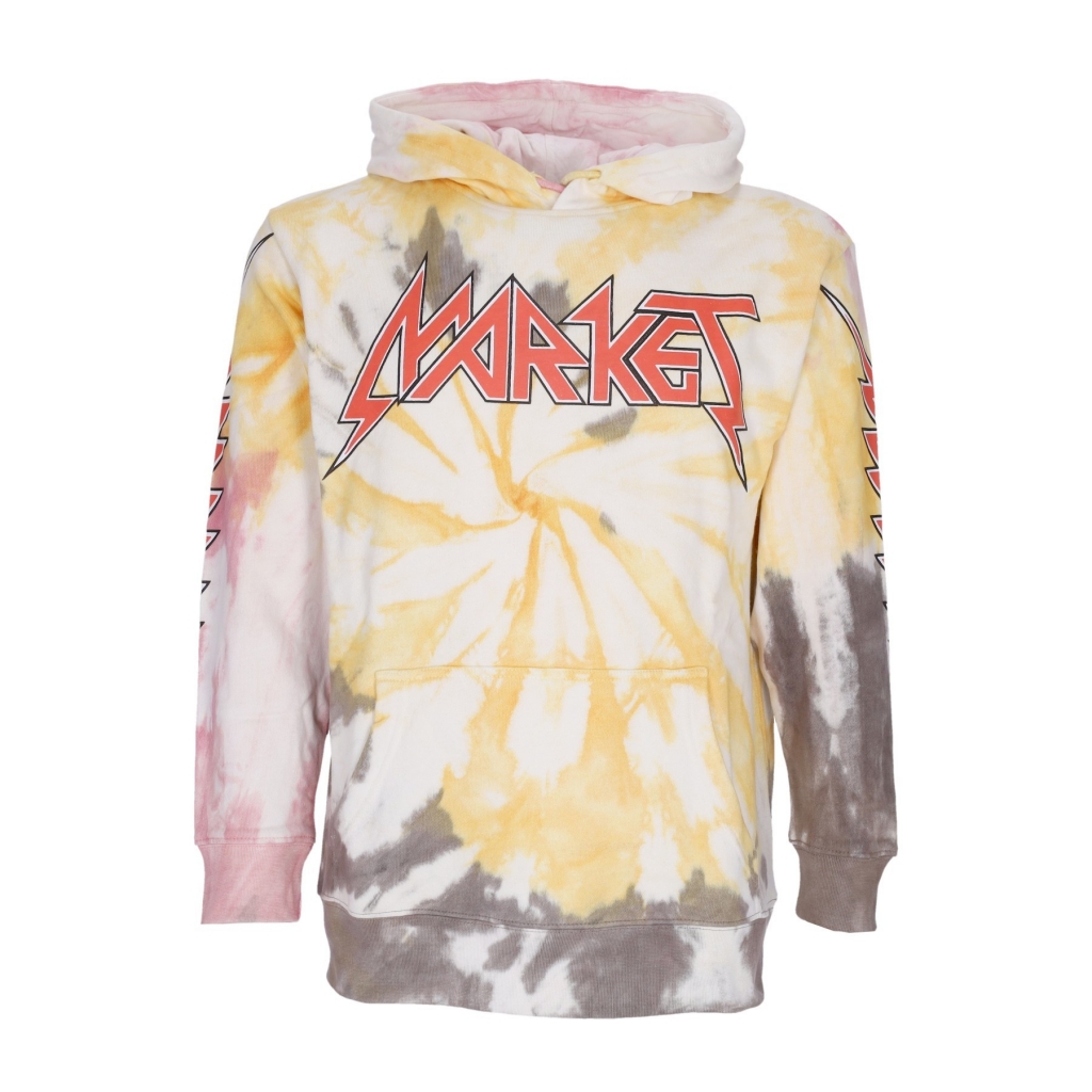 felpa leggera cappuccio uomo iron market tie-dye hoodie x smiley TIE DYE