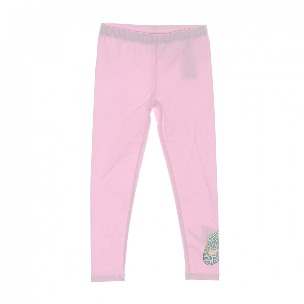 completo tuta bambina fleece crew legging set PINK FOAM