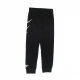 pantalone tuta felpato bambino fleece pant BLACK