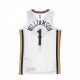 canotta basket uomo nba dri fit swingman jersey city edition 21 no 1 zion williamson neopel WHITE/CLUB GOLD