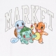 maglietta uomo starters uv tee x pokemon WHITE