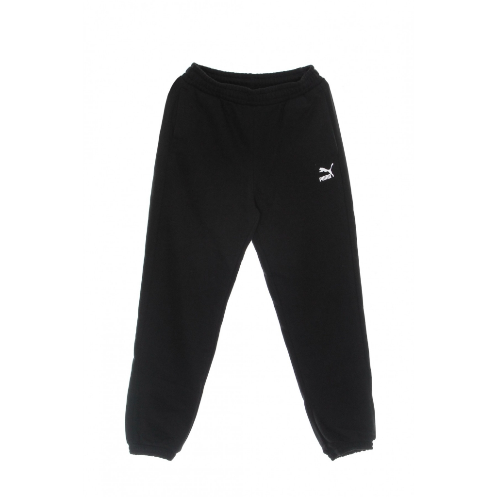 pantalone tuta felpato uomo classic relaxed sweatpants BLACK