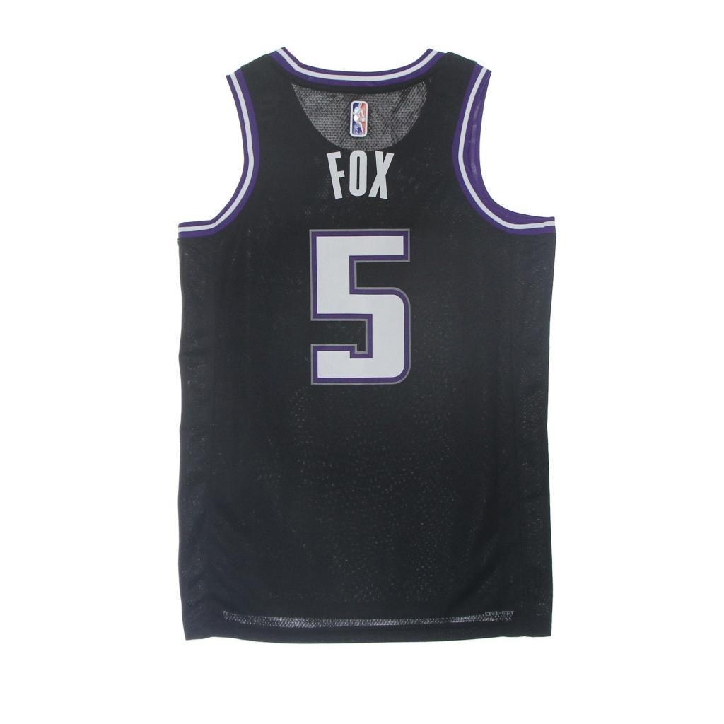 canotta basket uomo nba dri fit swingman jersey city edition 21 no 5 deaaron fox sackin BLACK