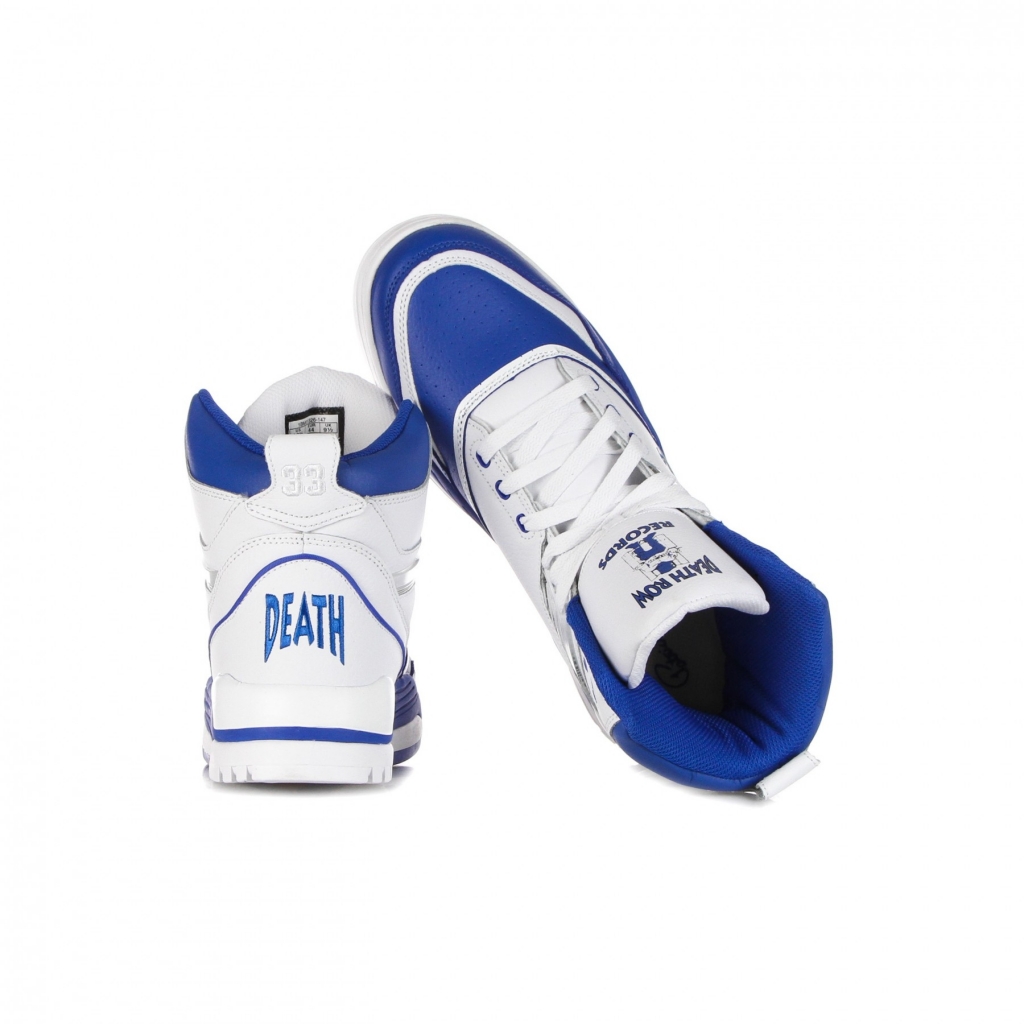 scarpa basket uomo center x death row records WHITE/ROYAL BLUE