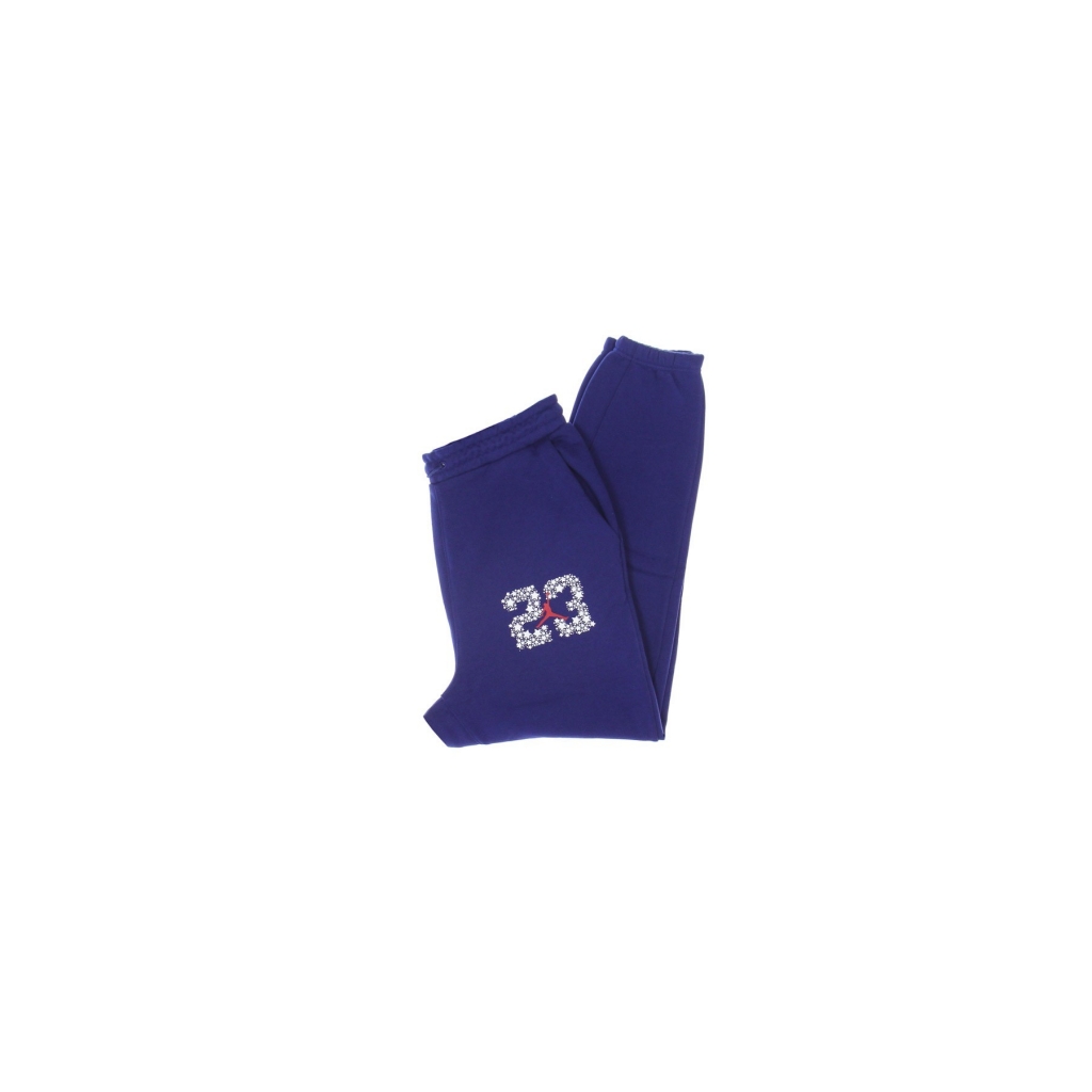 pantalone tuta felpato uomo sport dna fleece pant DEEP ROYAL BLUE