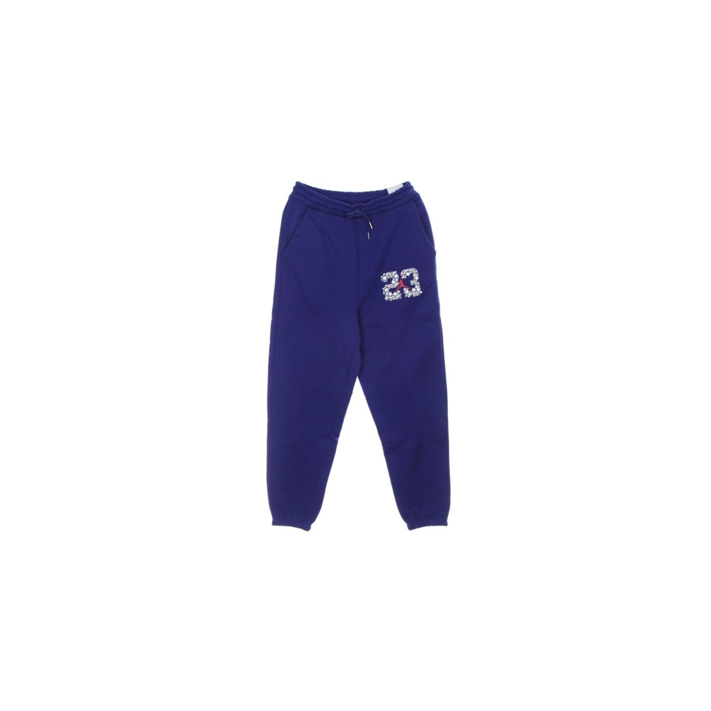 pantalone tuta felpato uomo sport dna fleece pant DEEP ROYAL BLUE