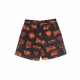 costume bermuda uomo horns allover boardshort BLACK