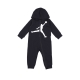 tuta intera neonato jdb hbr jumpman hooded coveral BLACK