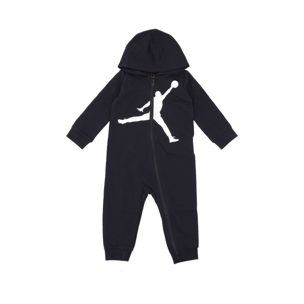 tuta intera neonato jdb hbr jumpman hooded coveral BLACK