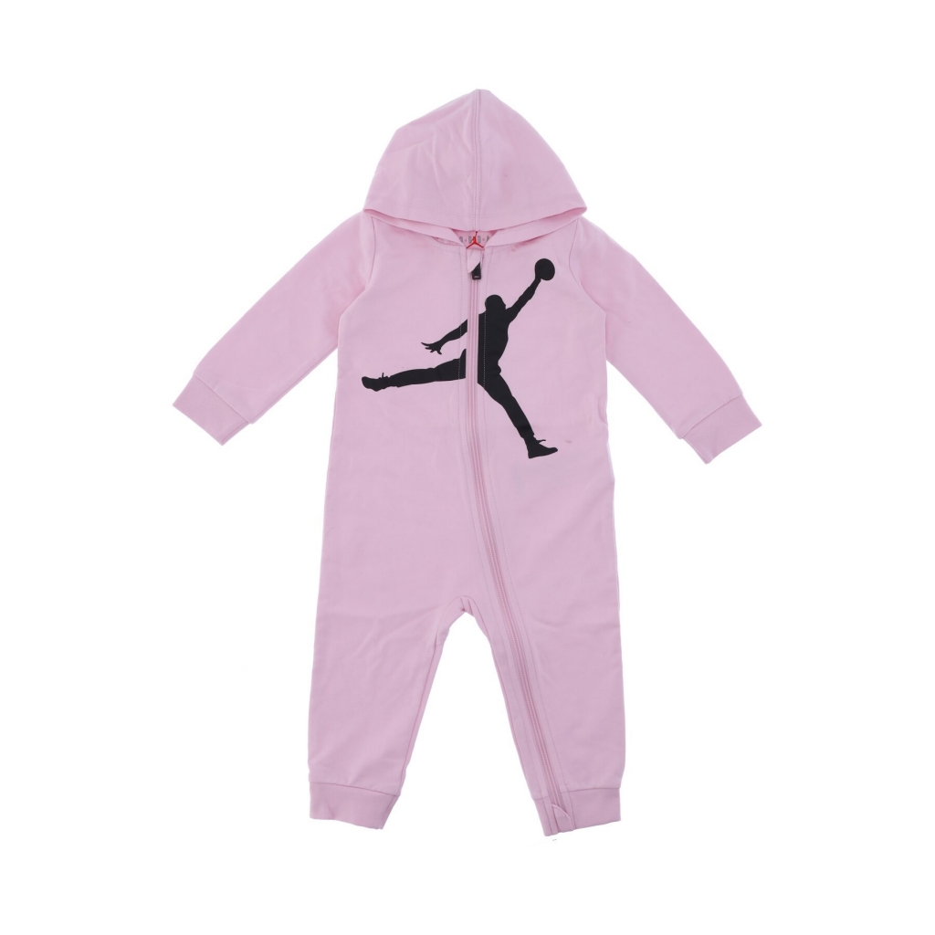 tuta intera neonato jdb hbr jumpman hooded coveral PINK FOAM