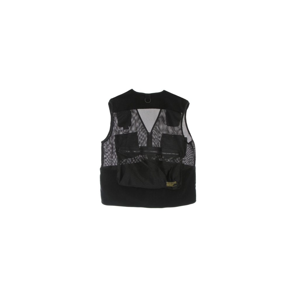 gilet smanicato uomo retrofuture towel sleeveless jacket BLACK