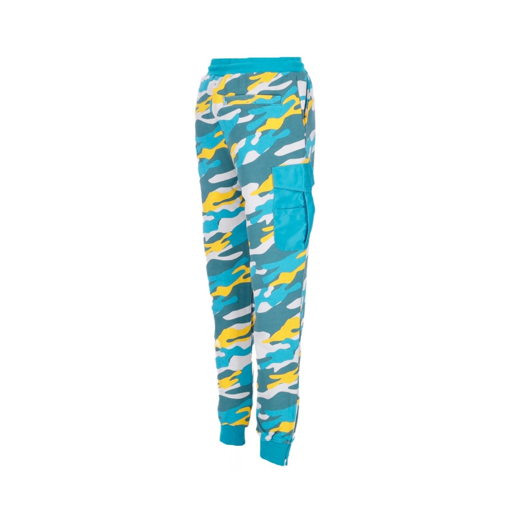 pantalone tuta felpato uomo underhill camo sweatpant TEAL