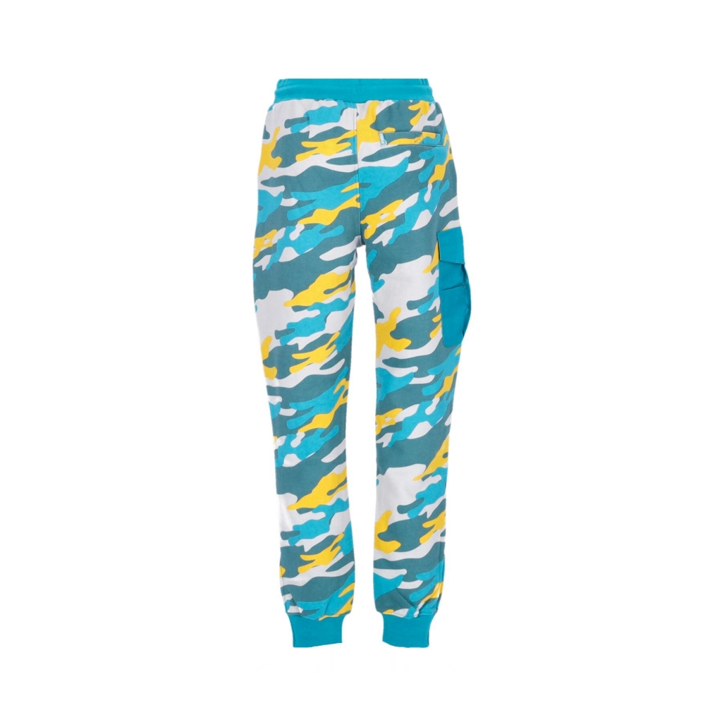 pantalone tuta felpato uomo underhill camo sweatpant TEAL