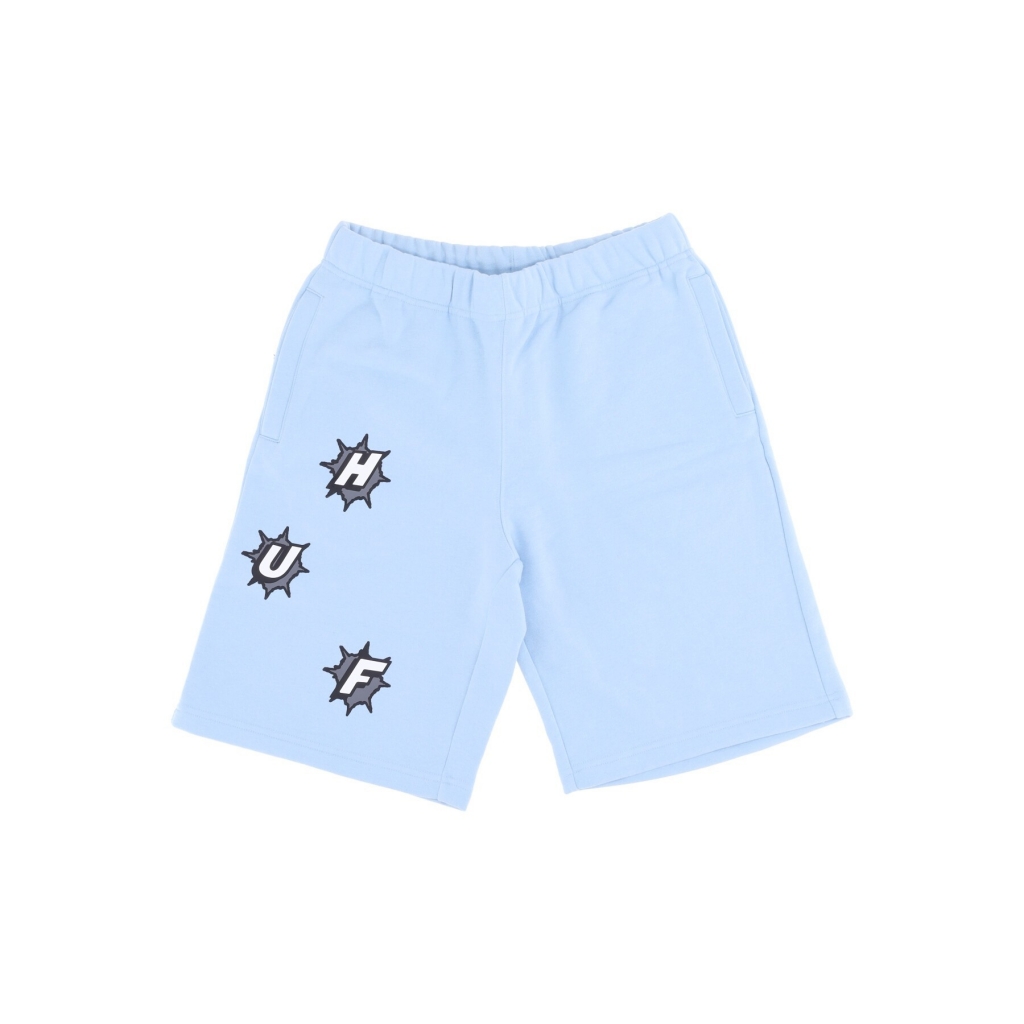 pantalone corto tuta felpato uomo infinity jewel fleece short LIGHT BLUE