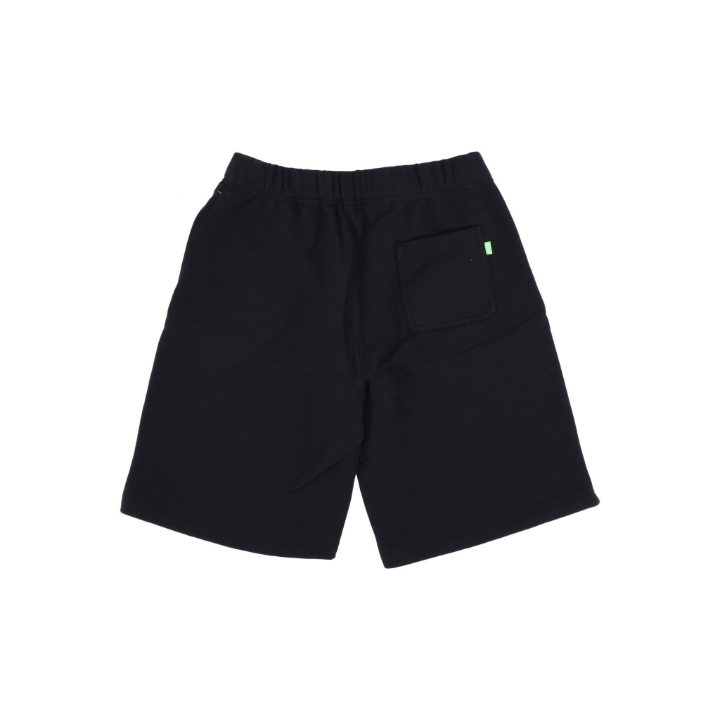 pantalone corto tuta felpato uomo infinity jewel fleece short BLACK