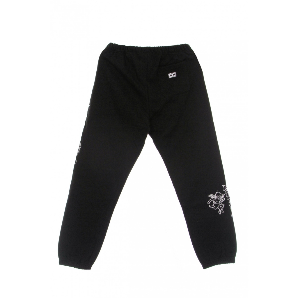 pantalone tuta felpato uomo indiscriminate sweatpant specialty fleece BLACK