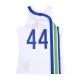 canotta basket uomo nba swingman jersey hardwood classics no 44 pete maravich 1970-71 atlhaw WHITE