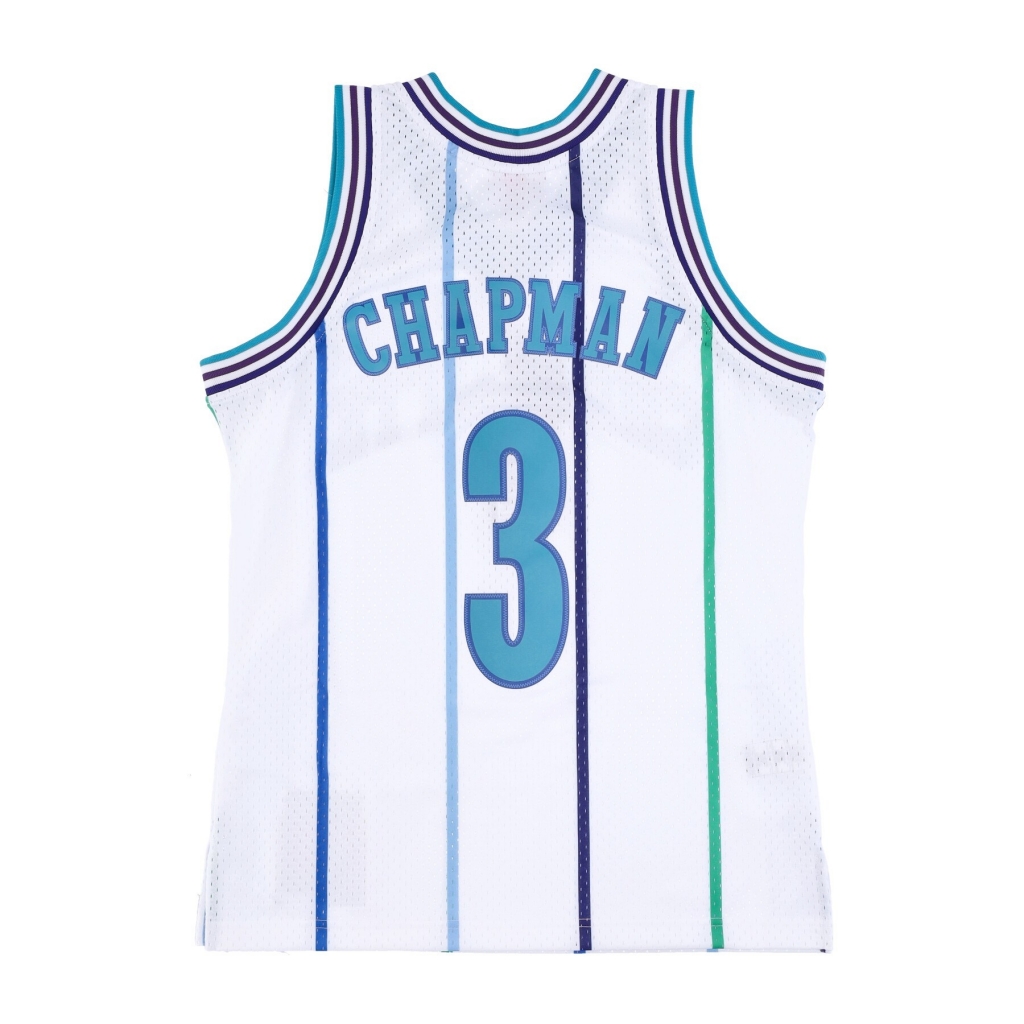 canotta basket uomo nba swingman jersey hardwood classics no 3 rex chapman 1988-89 chahor WHITE