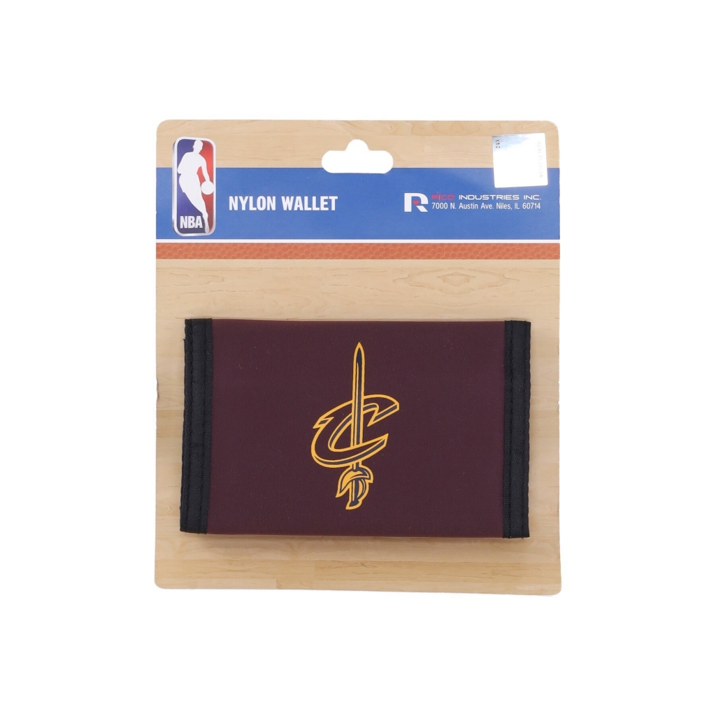 portafoglio uomo nba trifold nylon wallet clecav ORIGINAL TEAM COLORS