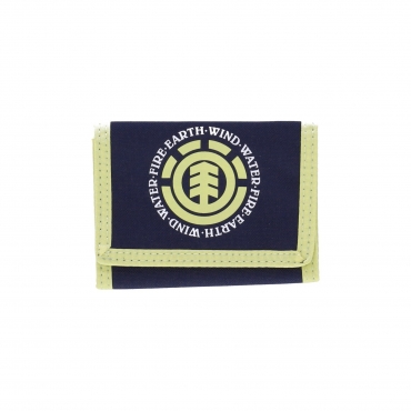 portafoglio uomo elemental wallet NAVY/YELLOW