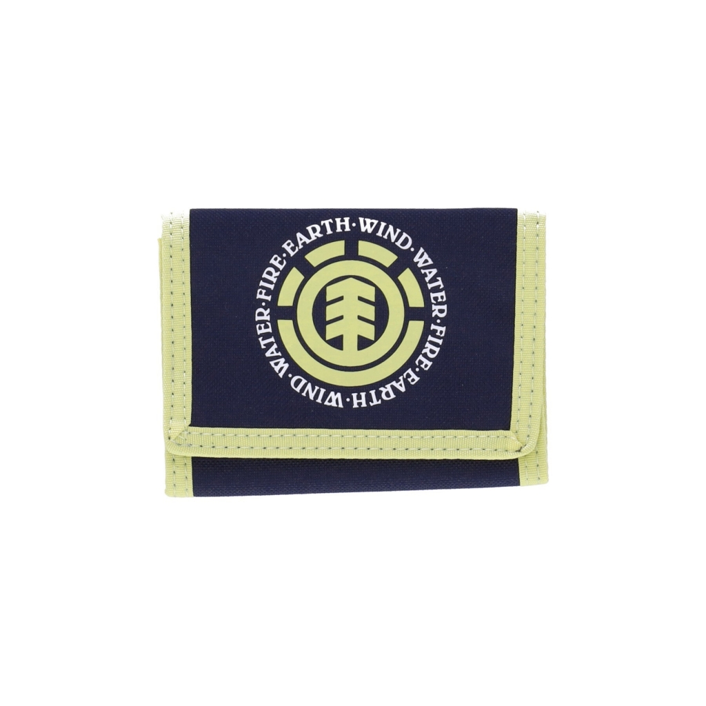 portafoglio uomo elemental wallet NAVY/YELLOW