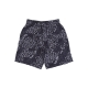 pantaloncino uomo allover leopard shorts BLACK