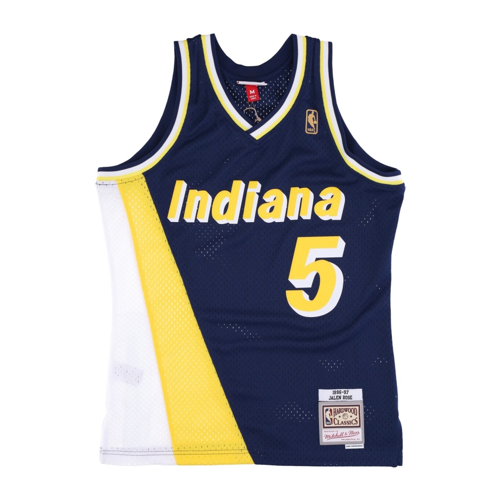 canotta basket uomo nba swingman jersey hardwood classics no 05 jalen rose 1996-97 indpac ORIGINAL TEAM COLORS