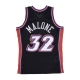 canotta basket uomo nba swingman jersey hardwood classics no 32 karl malone 1998-99 utajaz ORIGINAL TEAM COLORS