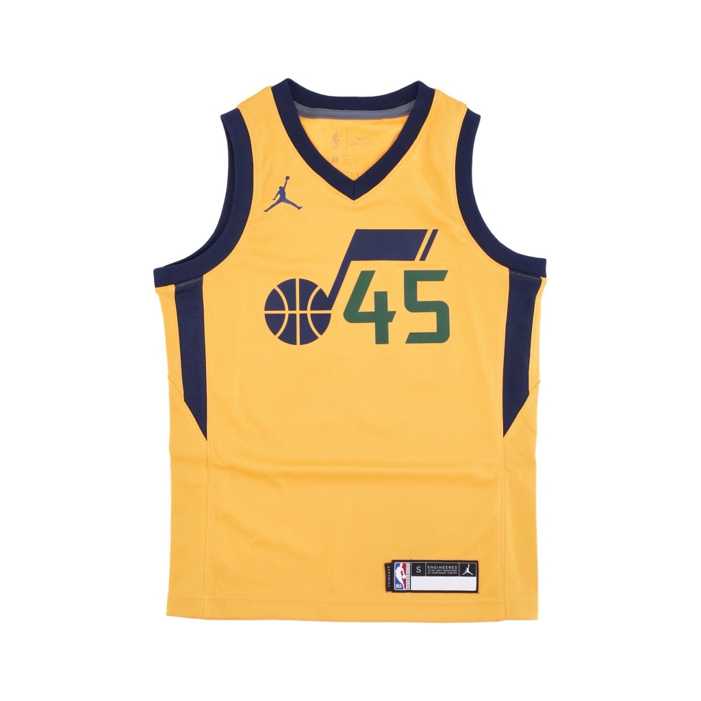 canotta basket ragazzo nba statement swingman jersey no 45 mitchell donovan utajaz ORIGINAL TEAM COLORS