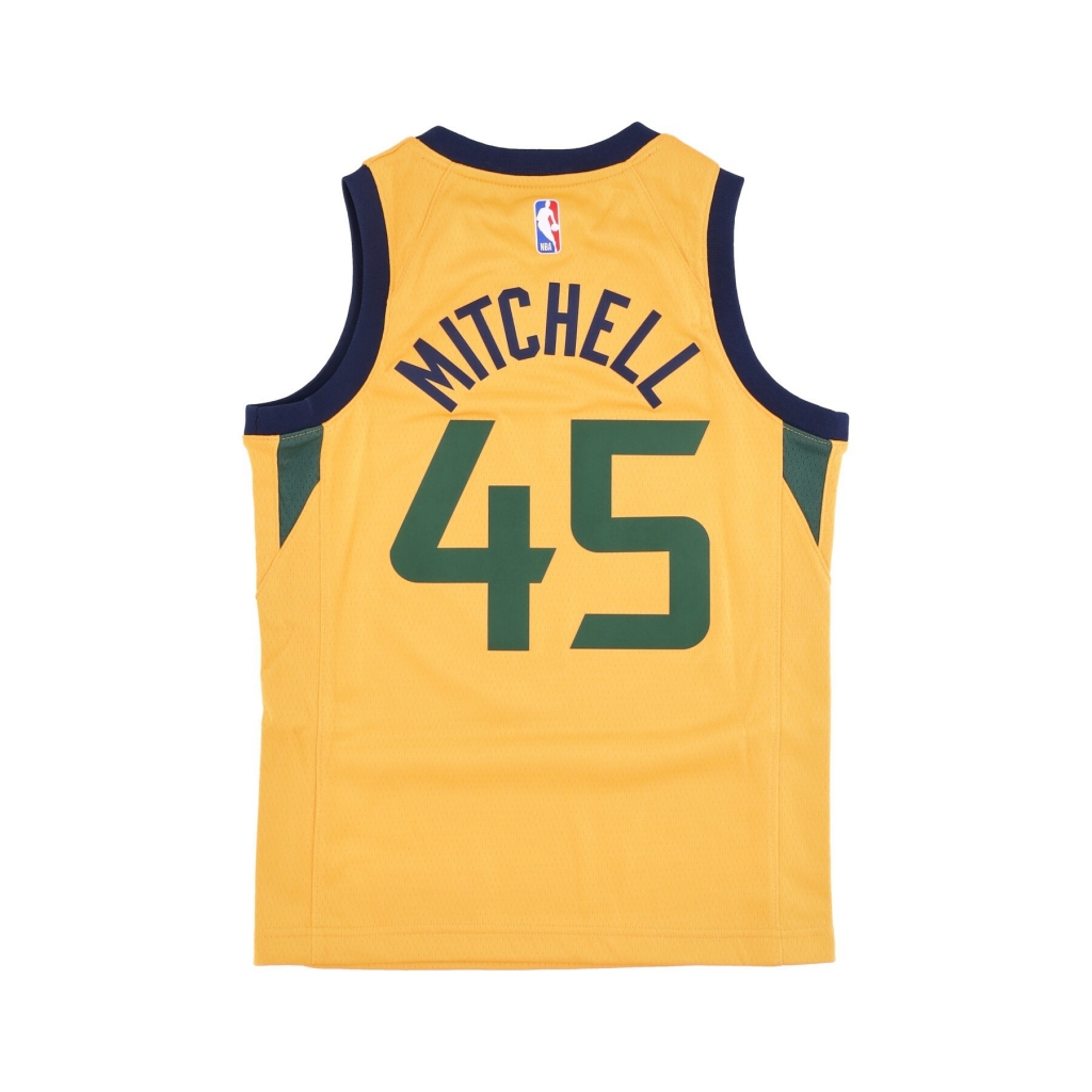 canotta basket ragazzo nba statement swingman jersey no 45 mitchell donovan utajaz ORIGINAL TEAM COLORS