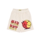 pantalone corto tuta felpato uomo good and evil sweatshorts x smiley CREAM