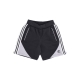 pantalone corto tuta felpato uomo fleece short BLACK/WHITE