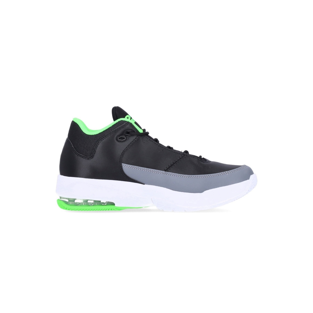 scarpa basket uomo jordan max aura 3 BLACK/GREEN STRIKE/COOL GREY/WHITE