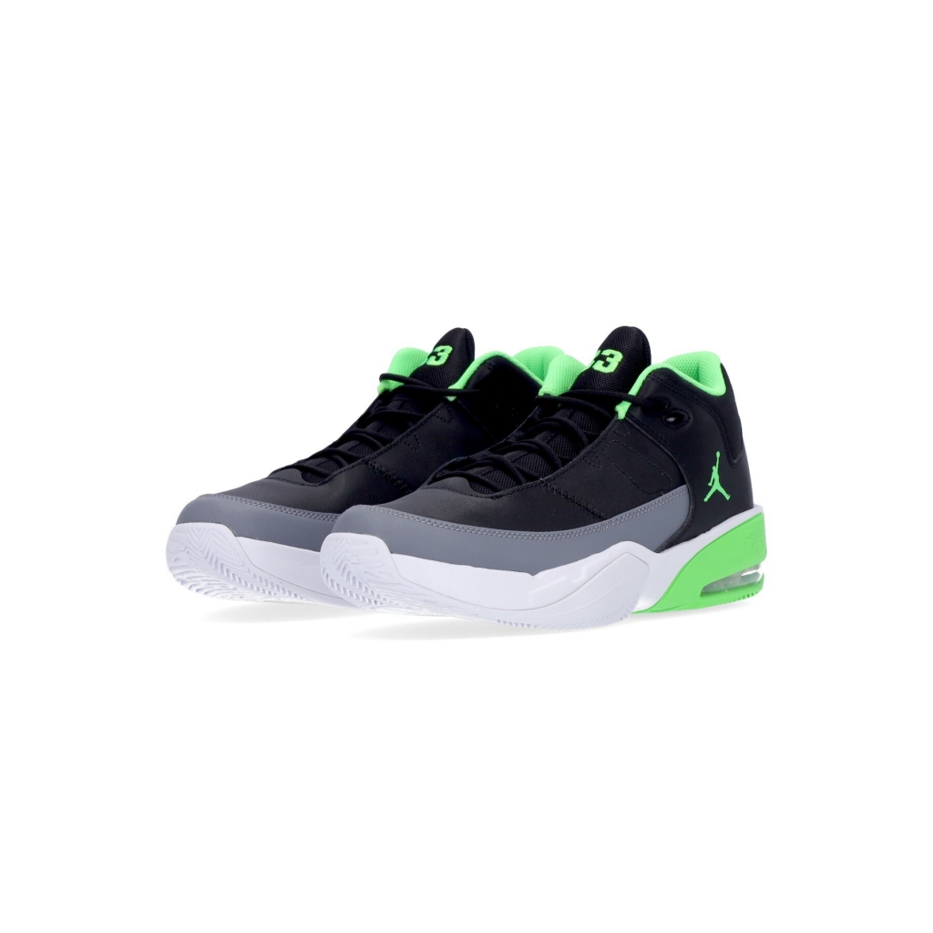 scarpa basket uomo jordan max aura 3 BLACK/GREEN STRIKE/COOL GREY/WHITE