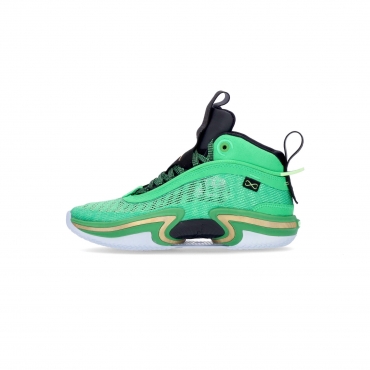 scarpa basket uomo air jordan xxxvi GREEN SPARK/METALLIC GOLD/BLACK