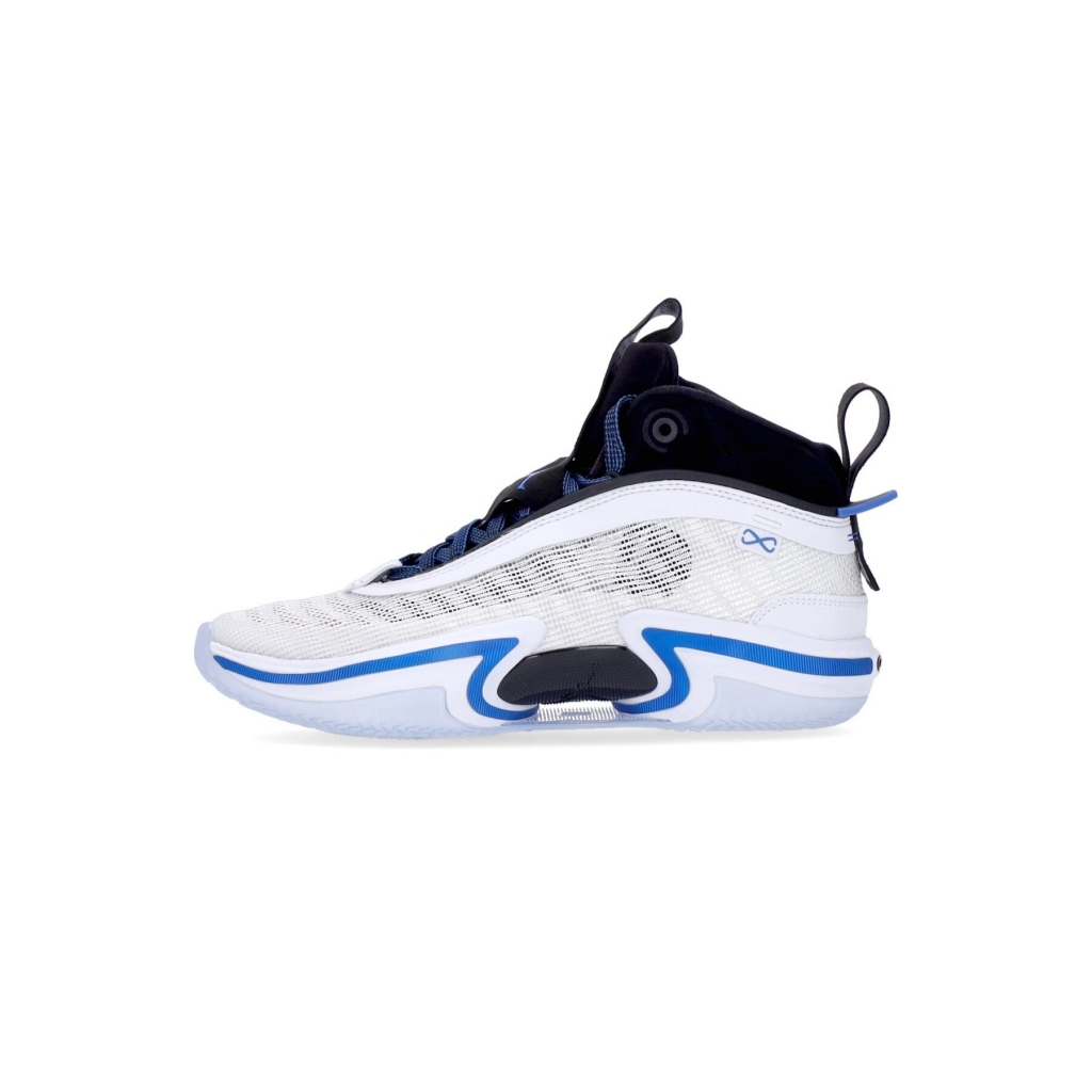 scarpa basket uomo air jordan xxxvi WHITE/SPORT BLUE/BLACK