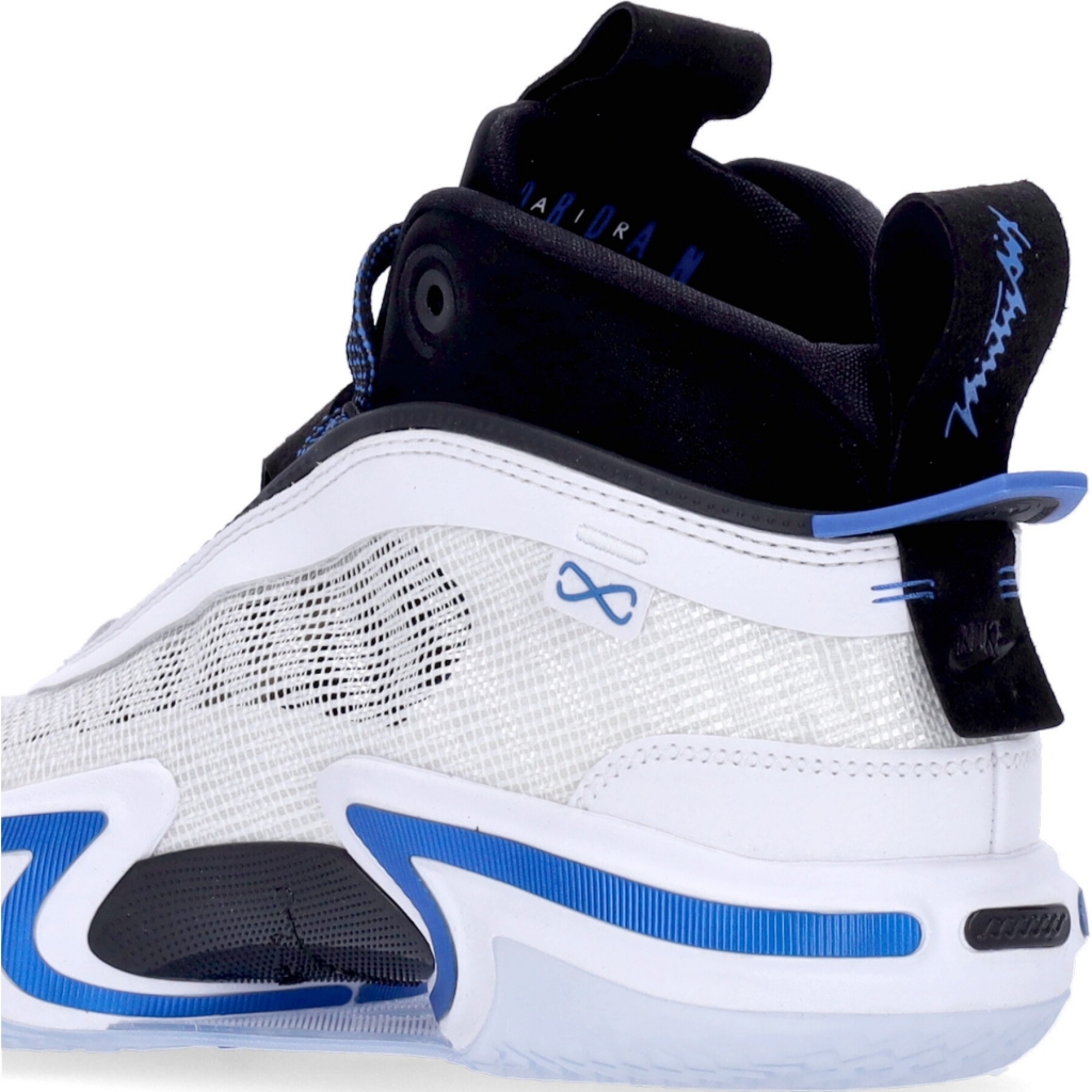 scarpa basket uomo air jordan xxxvi WHITE/SPORT BLUE/BLACK