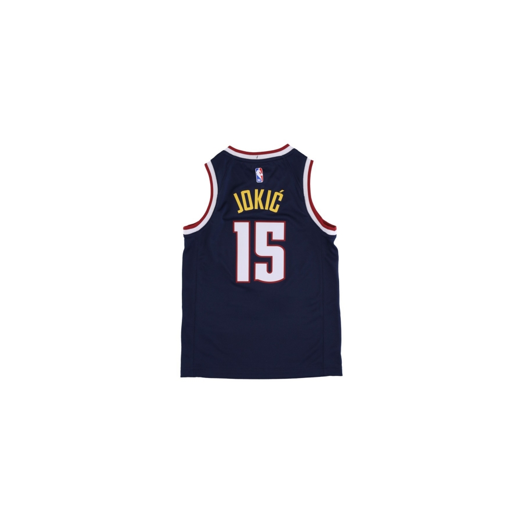 canotta basket ragazzo nba swingman icon jersey no 15 nikola jokic dennug ORIGINAL TEAM COLORS