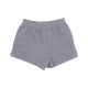 set felpa+short bambina nkg club fleece short set CARBON HEATHER