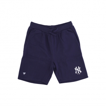 pantalone corto tuta felpata uomo mlb primary logo graphic sweat short neyyan NAVY