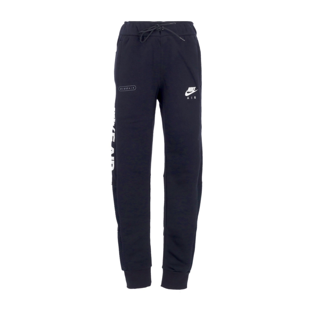 pantalone tuta felpato uomo sportswear air brushed-black fleece joggers BLACK/LIGHT BONE