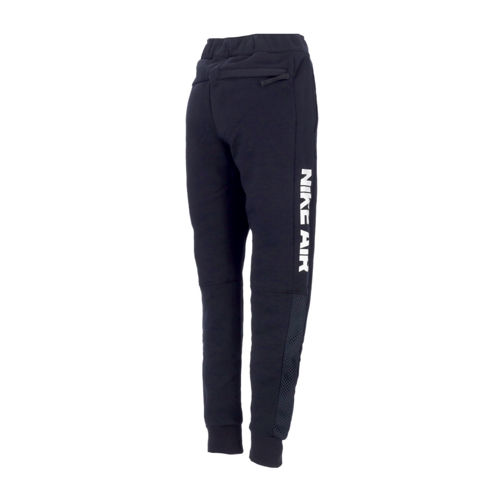 pantalone tuta felpato uomo sportswear air brushed-black fleece joggers BLACK/LIGHT BONE