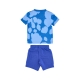 set t-shirt+short bambino dye dot short set GAME ROYAL