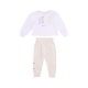 completo tuta bambina retro rewind crew jogger set PALE IVORY