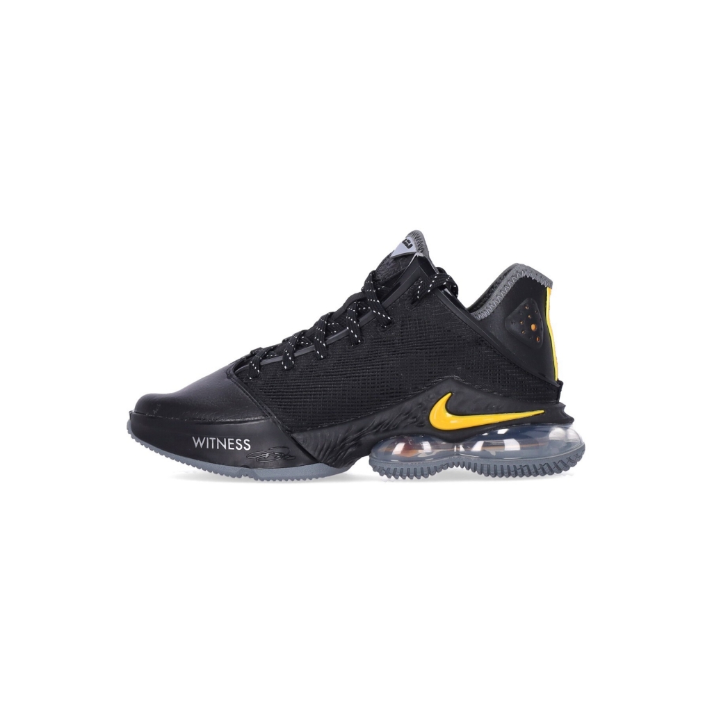 scarpa basket uomo lebron xix low BLACK/UNIVERSITY GOLD/SMOKE GREY