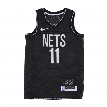 canotta basket uomo nba sel dri-fit jersey no 11 kyrie irving bronet BLACK/FIT SILVER