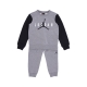 completo tuta bambino blocked cargo crew sets CARBON HEATHER