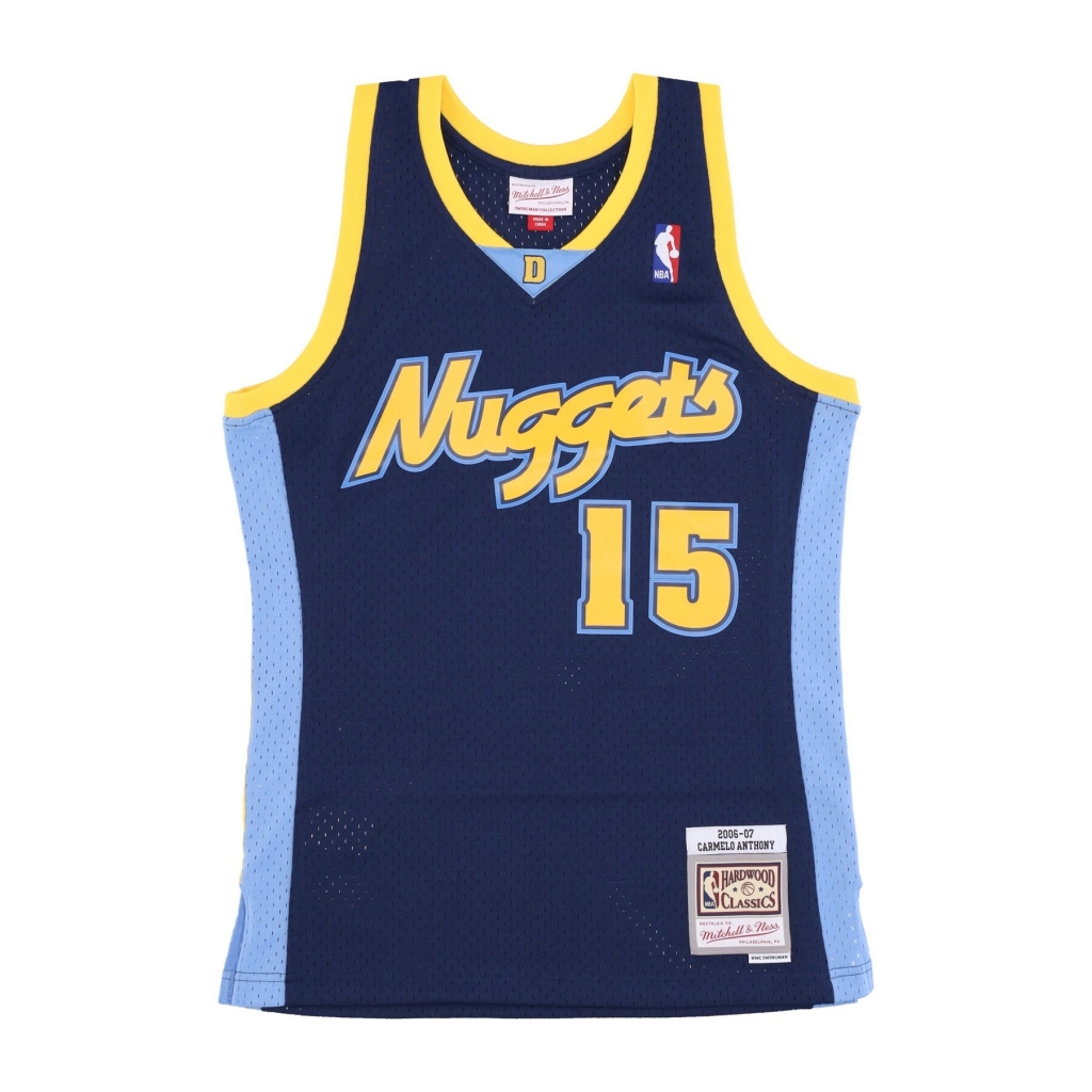 canotta basket uomo nba alternate jersey hardwood classics no 15 carmelo anthony 2006-07 dennug ORIGINAL TEAM COLORS