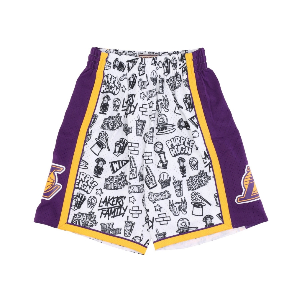 pantaloncino basket uomo nba doodle swingman shorts hardwood classics loslak ORIGINAL TEAM COLORS