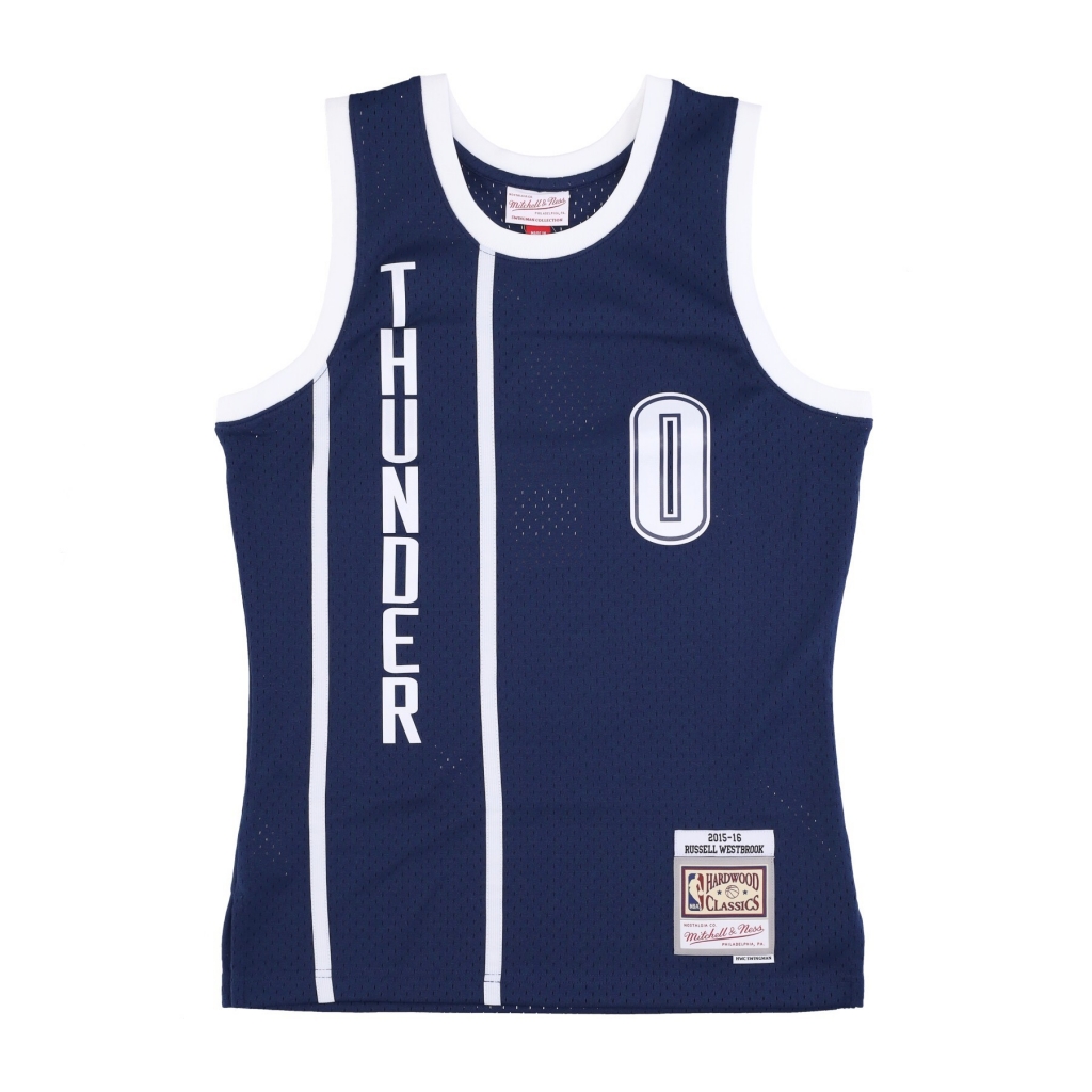 canotta basket uomo nba alternate swingman jersey no 0 russell westbrook 2015-16 oklthu ORIGINAL TEAM COLORS